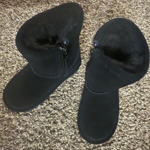 BearPaw Toddler Black Boots